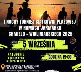 I Nocny Turniej Siatkówki Plażowej w...